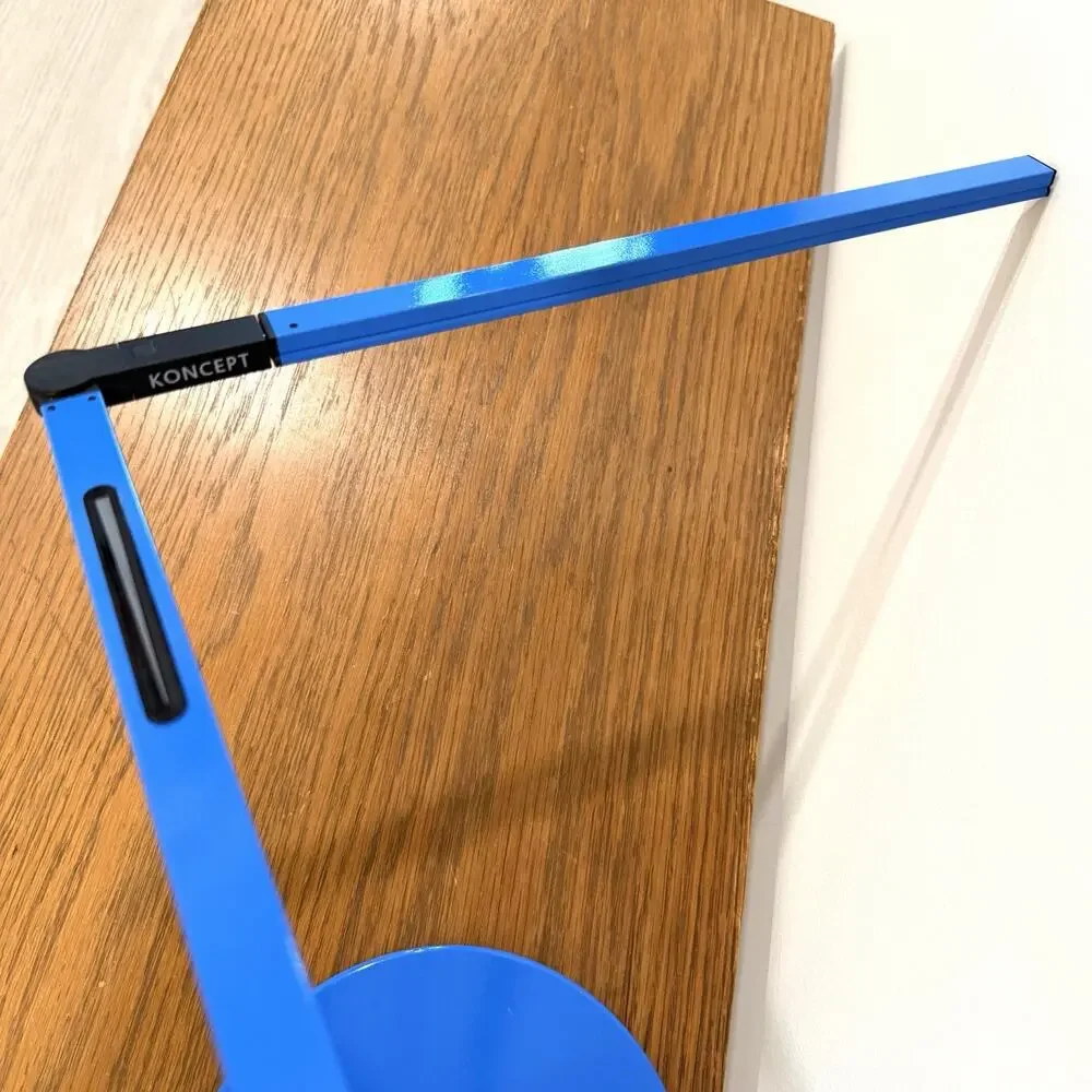 Koncept Z-Bar Blue LED Desk Lamp Dimmable AR3100-CD-BLU Design By Peter Ng